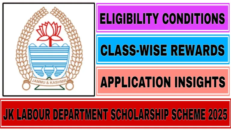 JK Labour Department Scholarship Scheme 2025